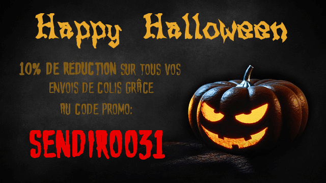 code de réduction Halloween